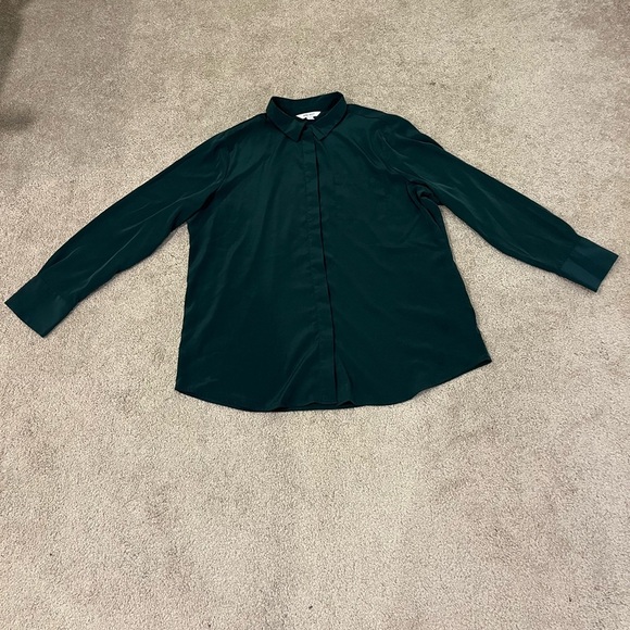 Nine West Drapey Button Down Shirt - Picture 1 of 9